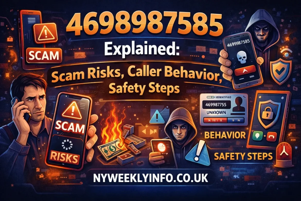 4698987585 Explained: Scam Risks, Caller Behavior, Safety Steps