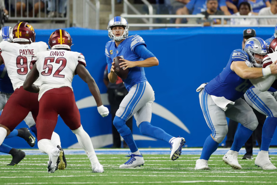 Washington Commanders vs Detroit Lions Match Player Stats