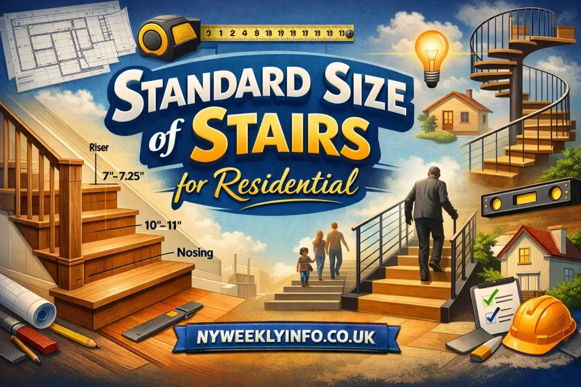 Standard Size of Stairs for Residential Homes Complete Guide