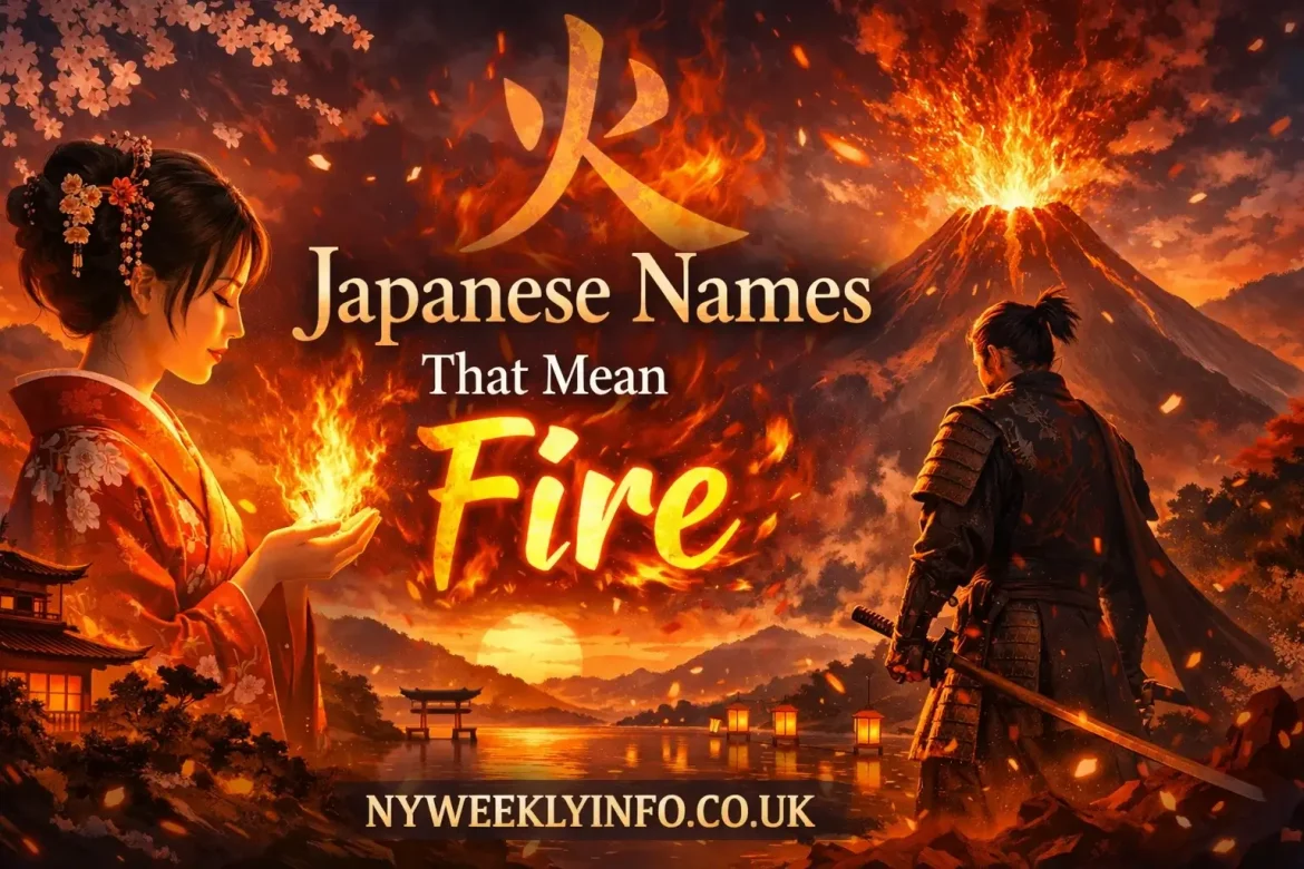 Japanese Names That Mean Fire With Meanings For Boys Girls Unisex