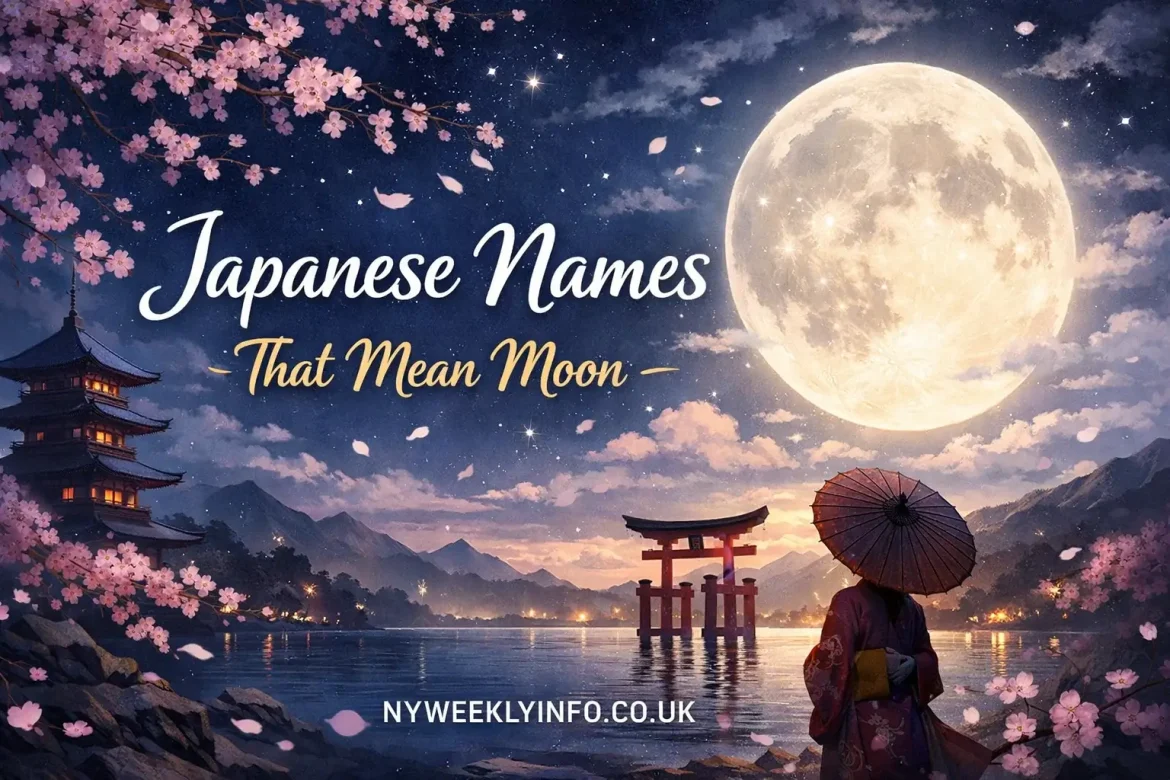 Japanese Names That Mean Moon for Boys, Girls, and Unisex Names List