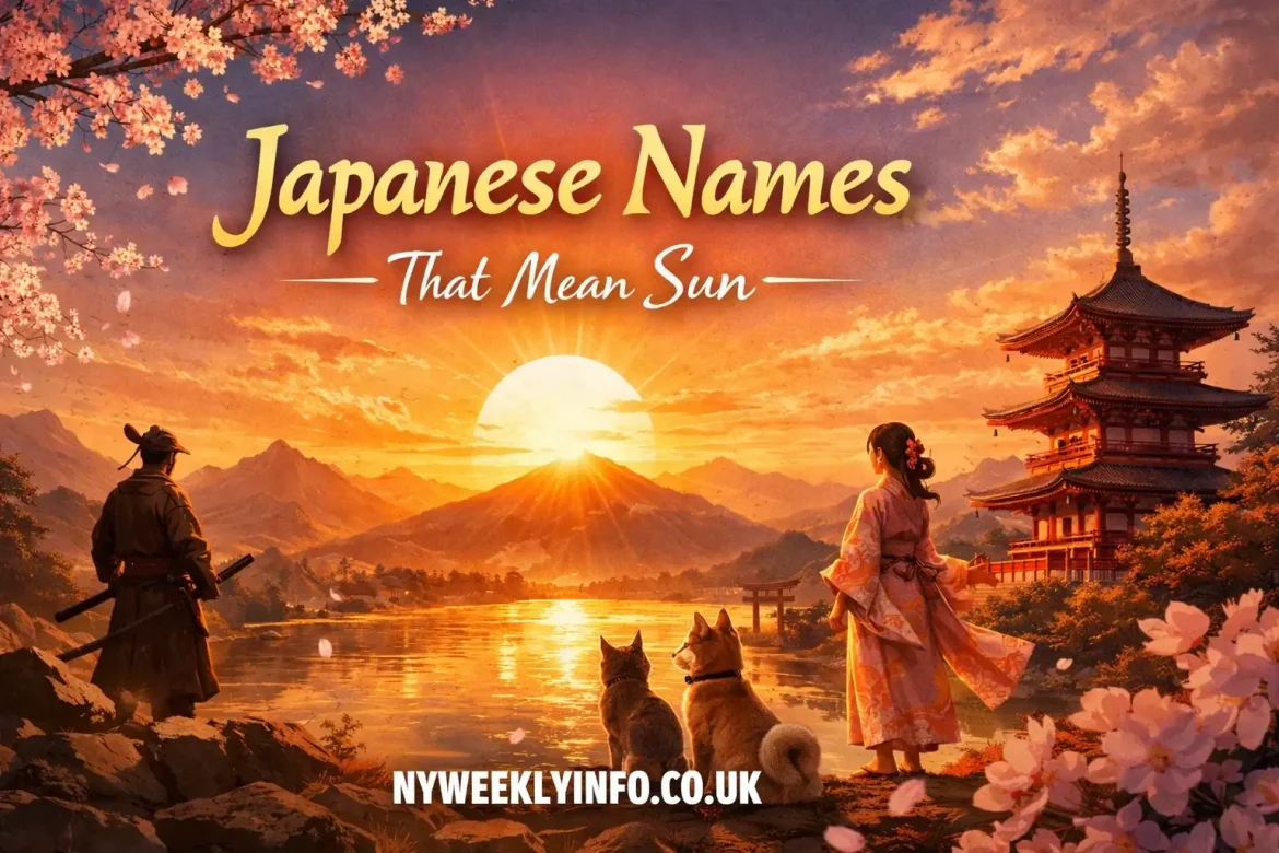 Japanese Names That Mean Sun for Boys, Girls, Pets and More