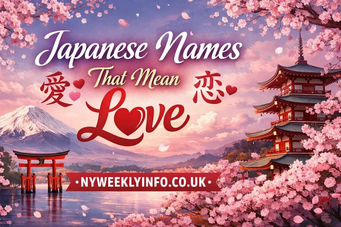 Japanese Names That Mean Love