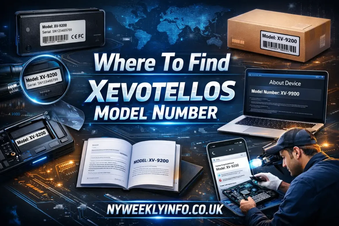Where To Find Xevotellos Model Number